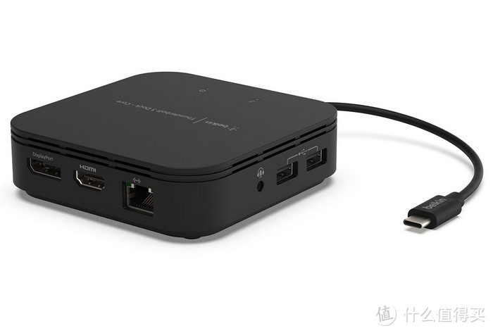 60W供电、支持双4K/单8K显示输出：Belkin贝尔金 发布 Thunderbolt 3 Dock Core扩展坞