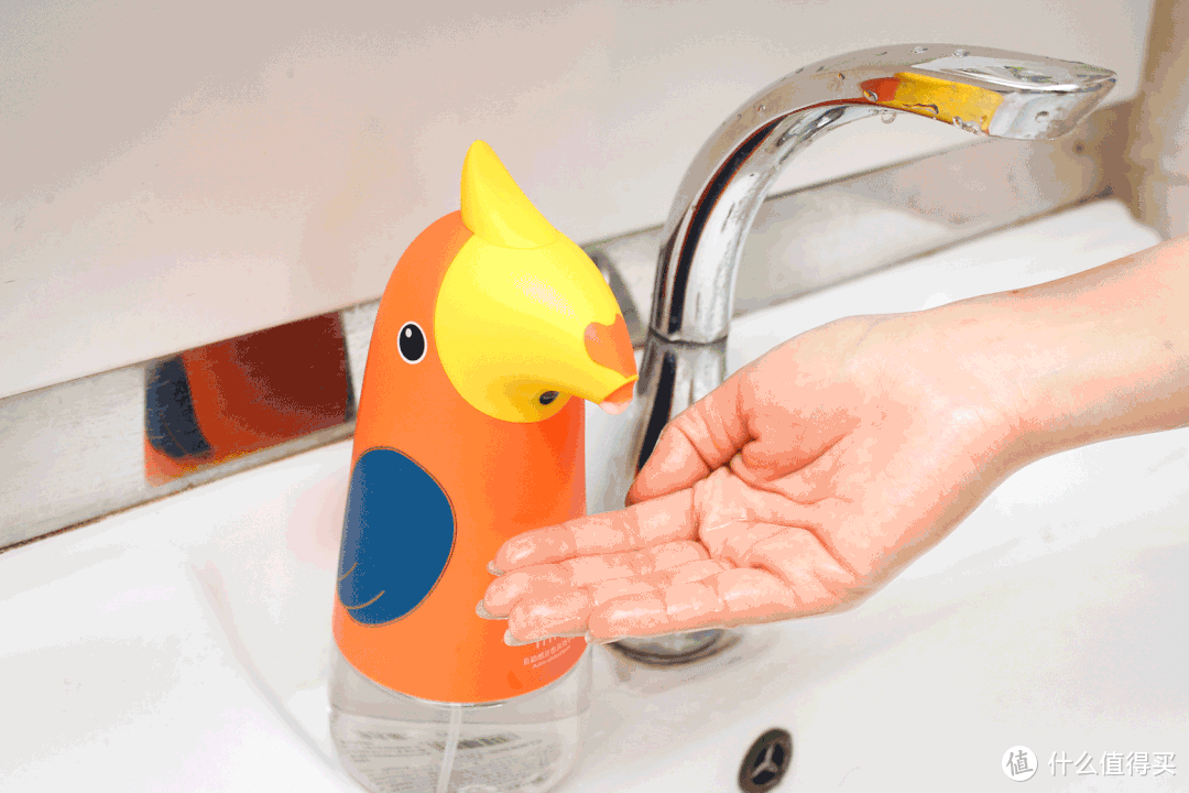 洗手也可以充满乐趣！小向自动泡沫洗手机体验