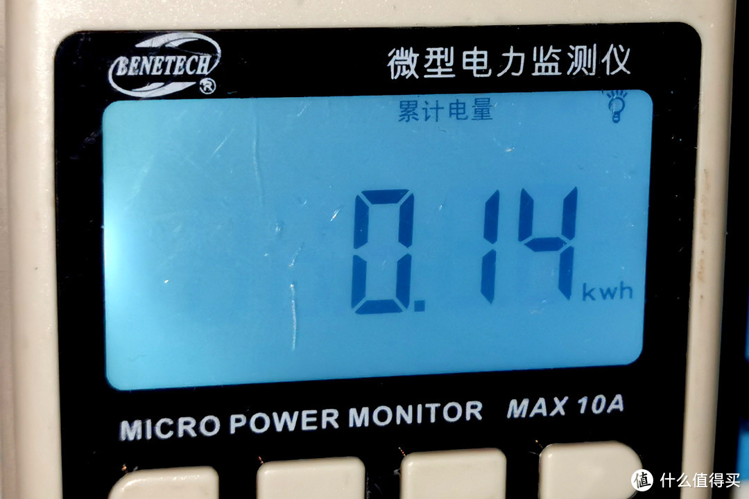 最终，24小时的功耗是0.14千瓦时，差不多7天一度电