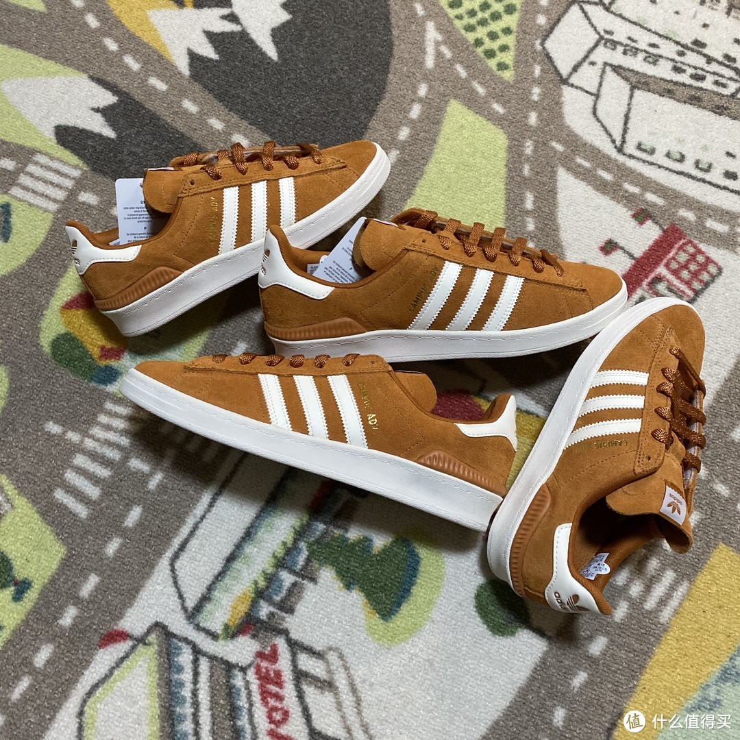 姜黄？屎黄？adidas三叶草CAMPUS ADV板鞋