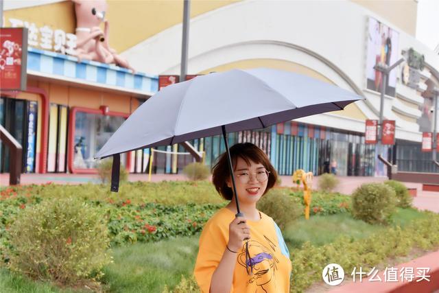 晴天雨天都能用，还有LED可照明，90分全自动反向照明伞