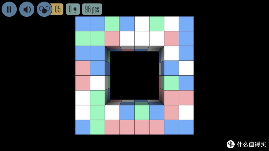 ios限时免费：《Sea of Squares》多空间的三消！