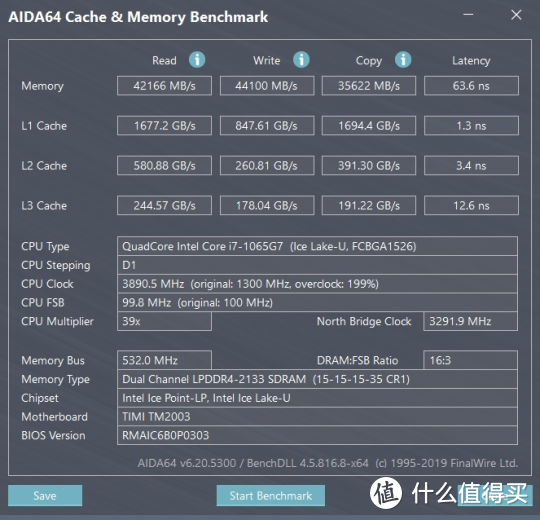 AIDA 64内存测试