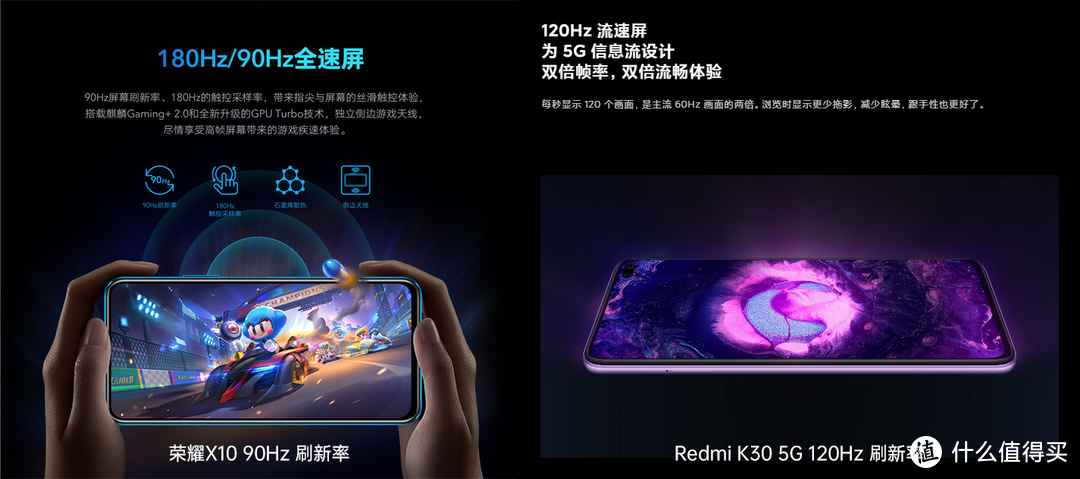 挑战120帧吃鸡！爆款5G中端手机性能评测（荣耀X10 vs Redmi K30 5G极速版）