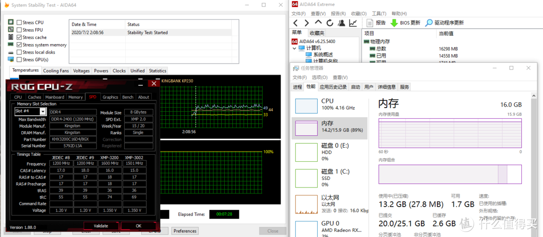 纯小白向：AMD平台内存超频教程，附金士顿Fury DDR4 3200超频实战