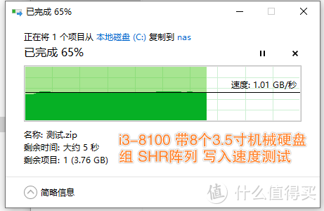 组装一台高性能8盘位NAS 使用ITX主板 NVME扩展5盘SATA卡 万兆速度跑1G/s 给力