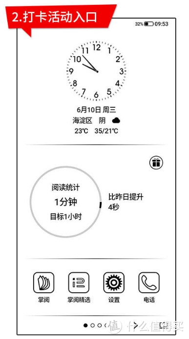 掌阅facenote：比kindle更好看的桌面时钟。开箱，使用教程及打卡攻略。