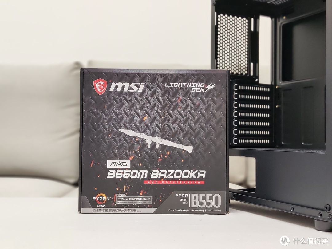 备战全新艾泽拉斯篇二：3600X+MSI B550M火箭筒+5600XT 游戏主机分享