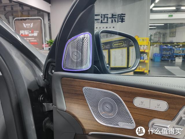新款GLS450豪华版全国首台改大柏林之声音响，加装双层隔音玻璃，新车提车贴膜