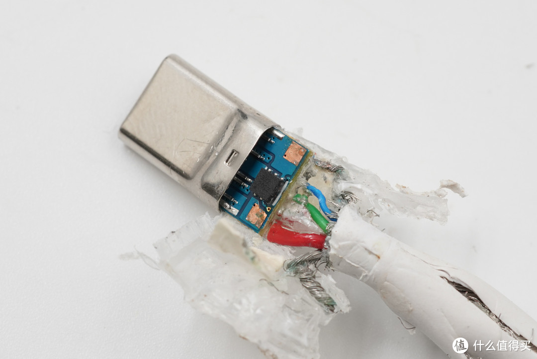 一线双芯，ANKER 100W 5A USB-C线拆解