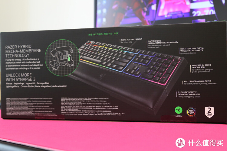 最佳轻机械键盘体验：雷蛇雨林狼蛛 V2  Razer Ornata v2