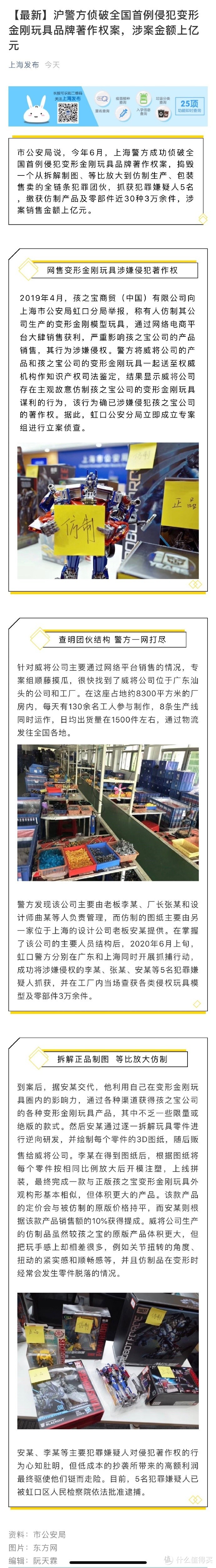 赛博坦之家：“上海发布”公布威将侵权孩之宝案件具体过程