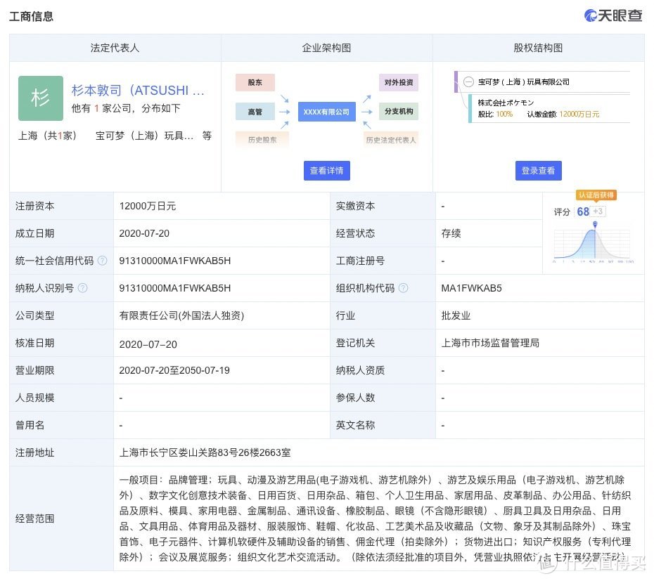 重返宝可梦：宝可梦（上海）玩具有限公司宣布成立