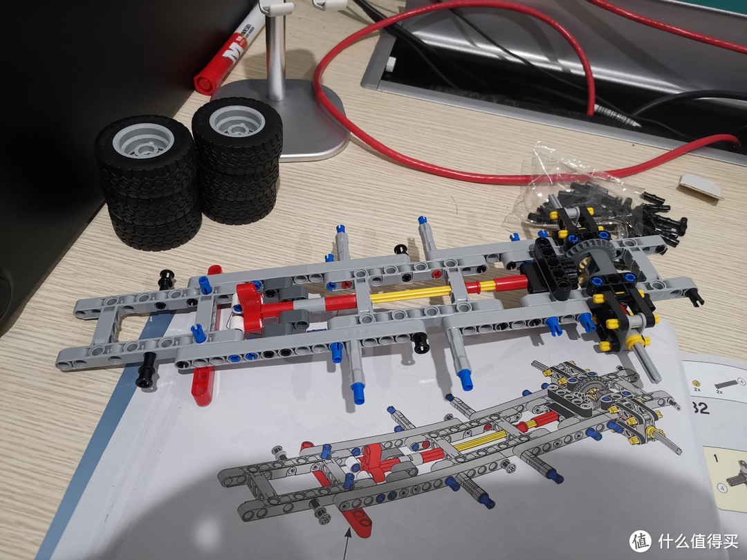 LEGO 42098汽车运输车 大挂车 A模式