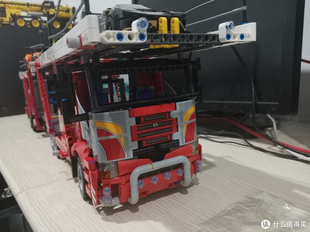 LEGO 42098汽车运输车 大挂车 A模式