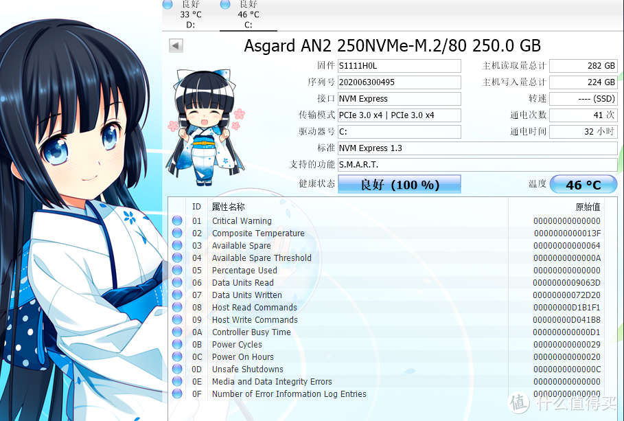 五年质保，平价好固态：阿斯加特 250GB NVMe SSD固态硬盘 晒单