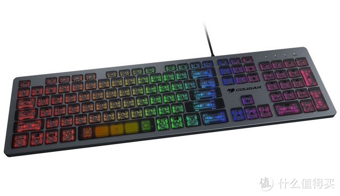 Cougar骨伽发布Vantar AX超薄游戏键盘，超薄干练机身，X剪刀脚方案