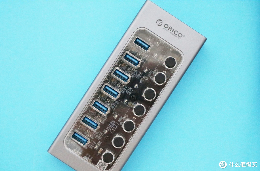 Orico USB3.0 HUB分线器体验：以一当七，稳定高速不含糊！