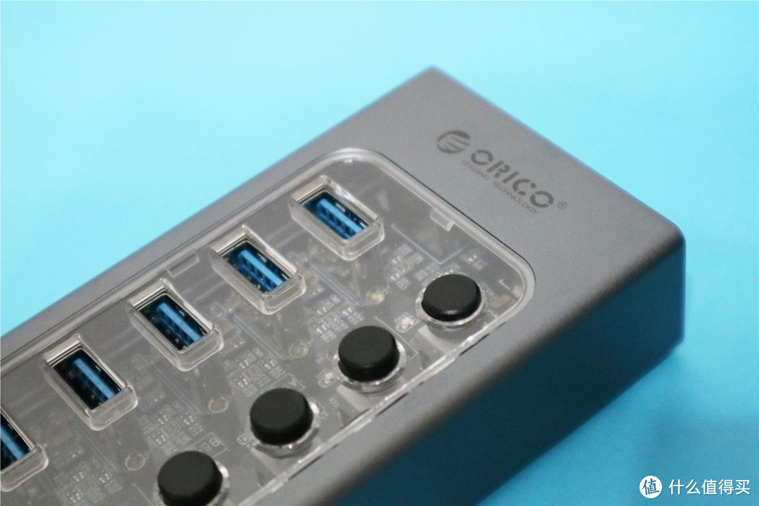 Orico USB3.0 HUB分线器体验：以一当七，稳定高速不含糊！