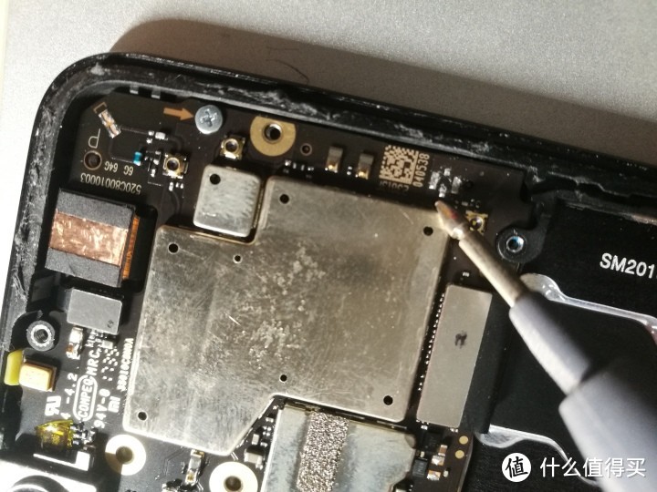 图吧的日常 篇一百九十二:小米 mi note3换电池修尾插焊天线座子