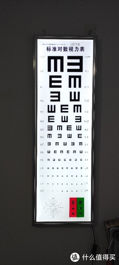 保护视力从看视力表开始轻薄好用的标准对数视力表晒单