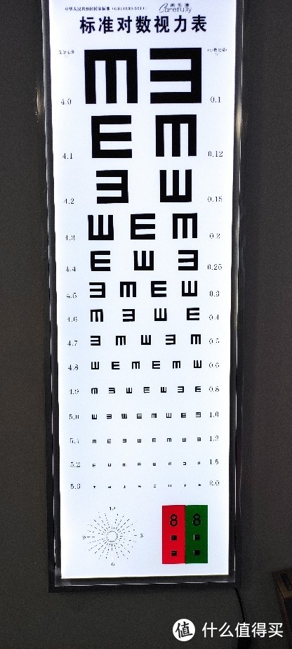 保护视力从看视力表开始轻薄好用的标准对数视力表晒单