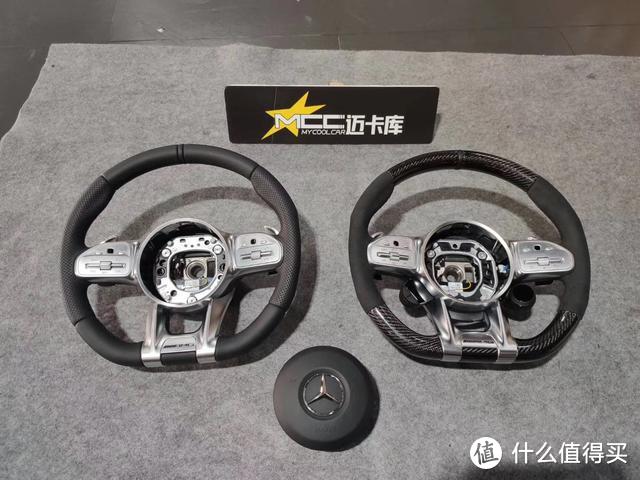 奔驰AMG GT50改装原厂碳纤方向盘带液晶旋钮控制-迈卡库阿龙