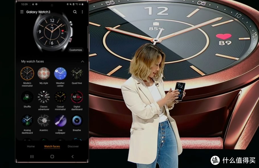 三星发布Galaxy Watch3智能手表：丰富健康管理和自定义表盘，更紧凑纤薄