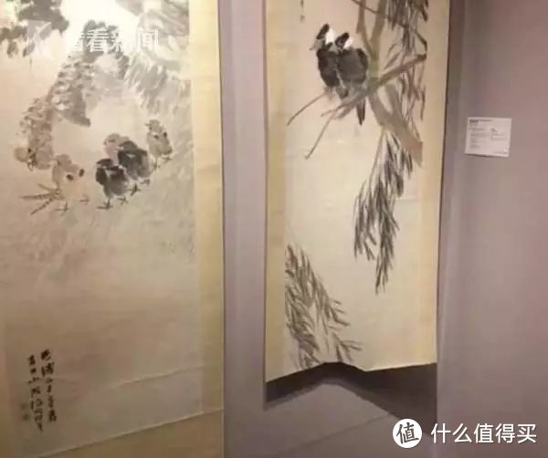 被毁坏的作品名为《淡黄杨柳带栖鸦》