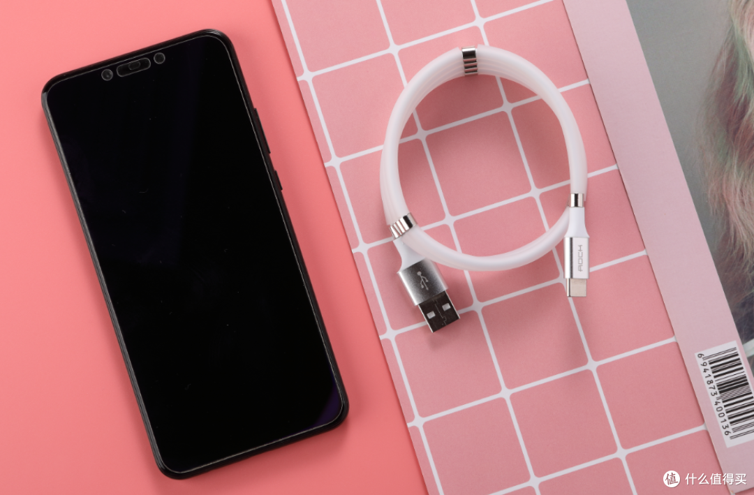 洛克磁吸式数据线评测自动收纳你见过没