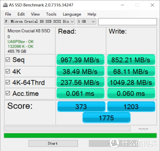 AS SSD Benchmark