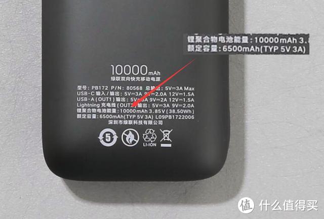 有猫腻？为什么10000mAh的充电宝，额定容量却只有6500？