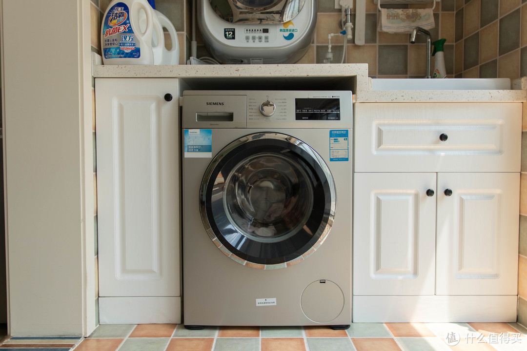 ↑容量大的洗衣机可以洗大件