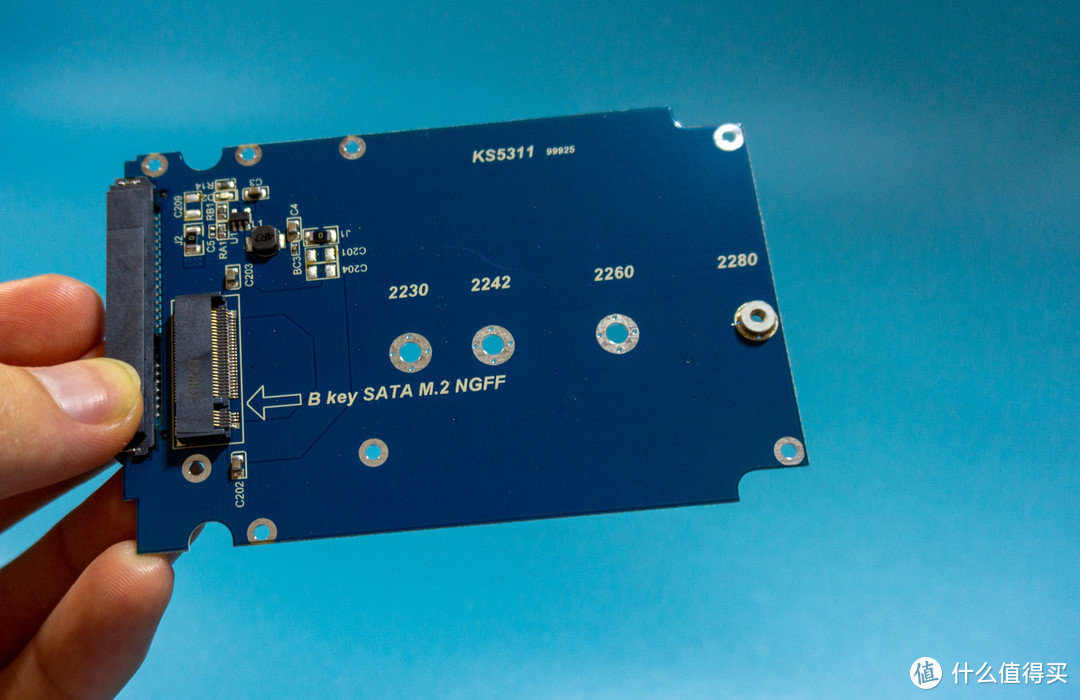 金胜M.2转SATA3固态硬盘转接卡简单体验