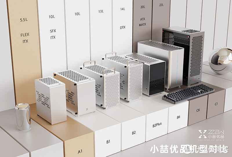 ITX机箱 小喆B2-plus 240一体水冷微星B450i非常适合超内存分享,不再迷恋大机箱