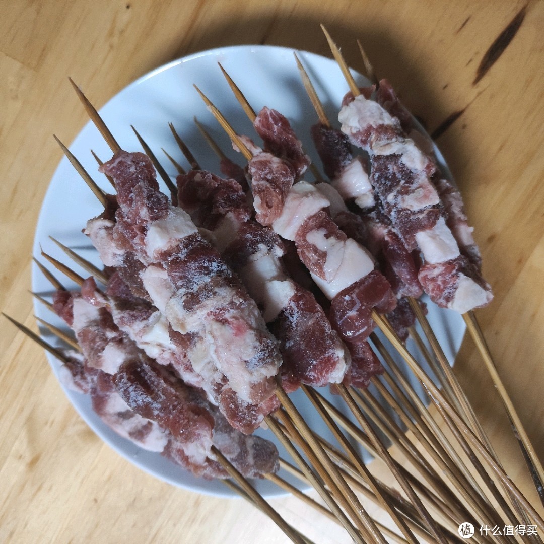 肉质鲜嫩，性价比高~ 京东生鲜大促入手，首食惠 新西兰羔羊肉串家庭装 晒单~