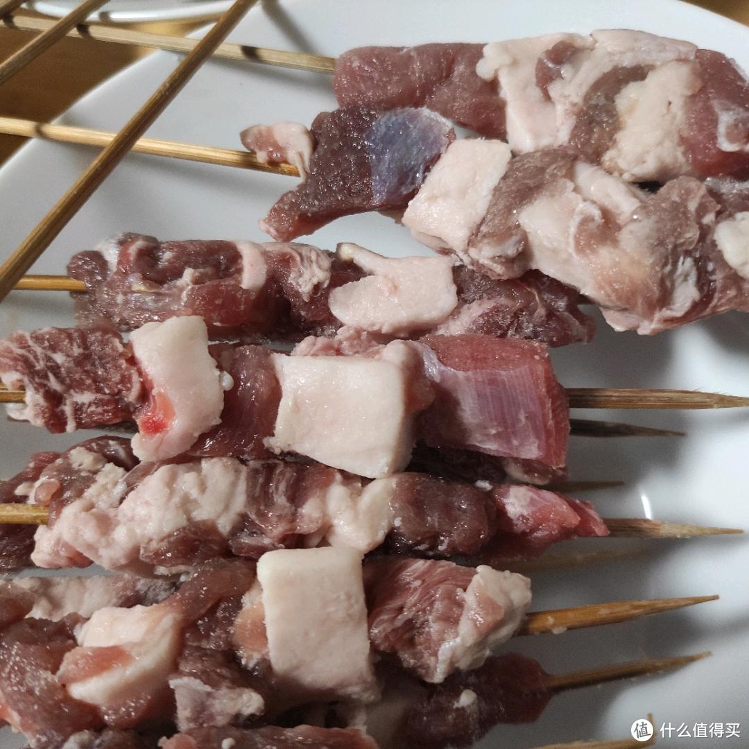 肉质鲜嫩，性价比高~ 京东生鲜大促入手，首食惠 新西兰羔羊肉串家庭装 晒单~