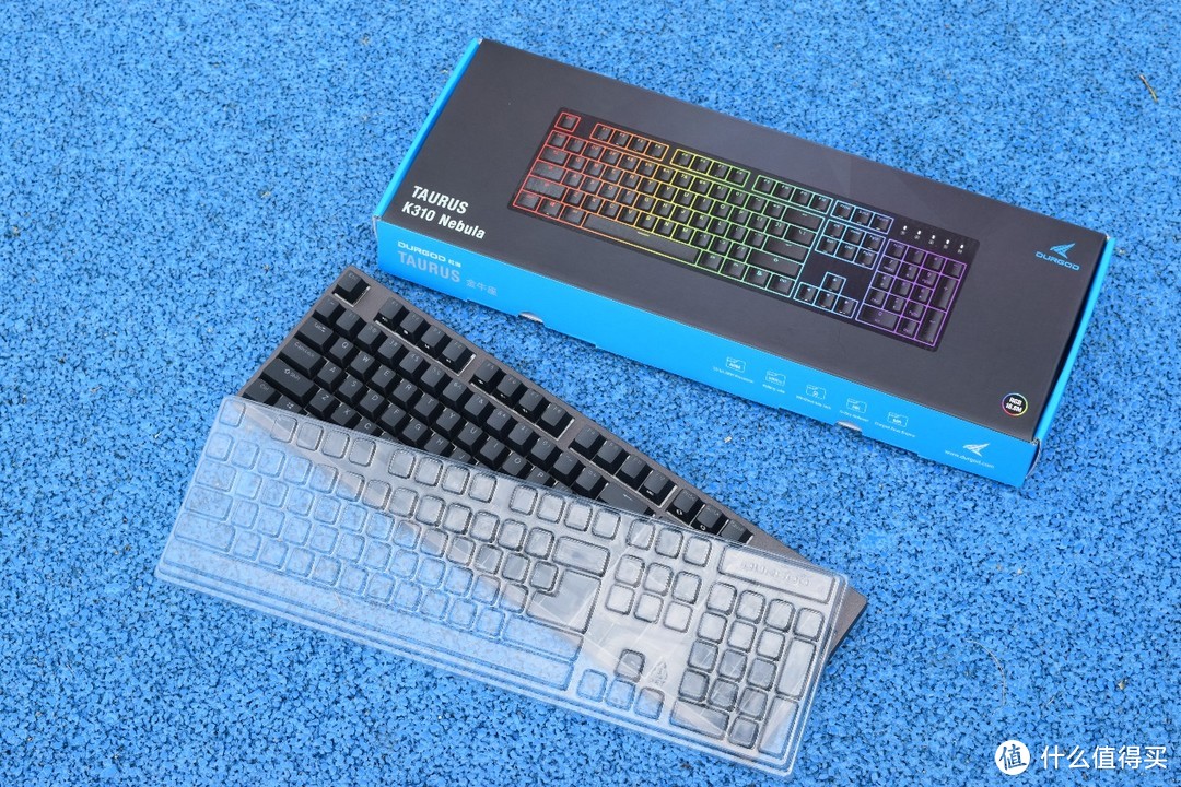 可与雷蛇联动、灯光效果升级的杜伽K310 RGB-NS版Cherry静音红轴