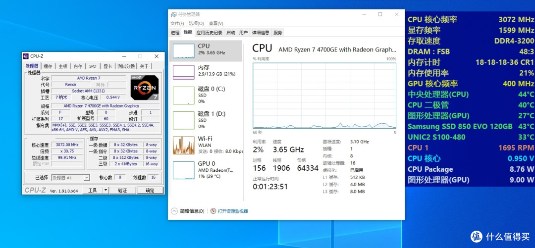 数码篇一低功耗摸鱼整机搭建4700ge华擎a300