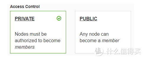 私有登录，授权才能连接，公有为任何人都可以连接