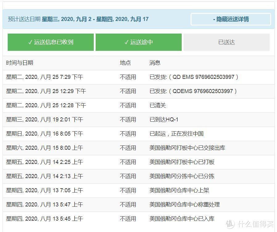 海带宝跨境耗时14天，图中HQ-1指青岛口岸