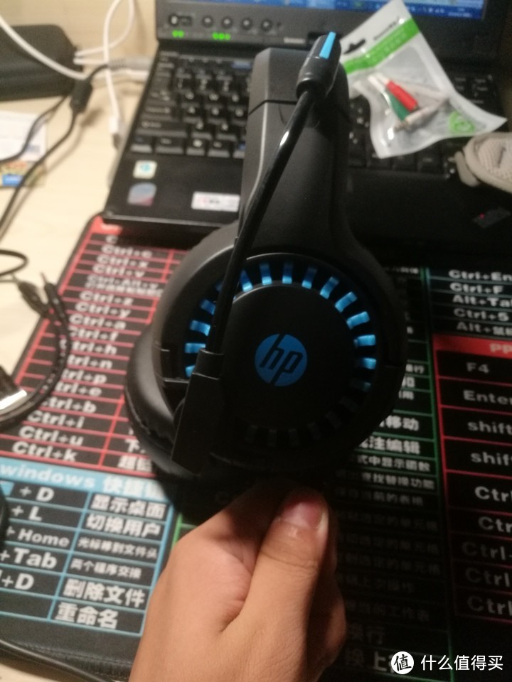 HP/惠普 DHE 8011头戴式耳机耳麦开箱测评