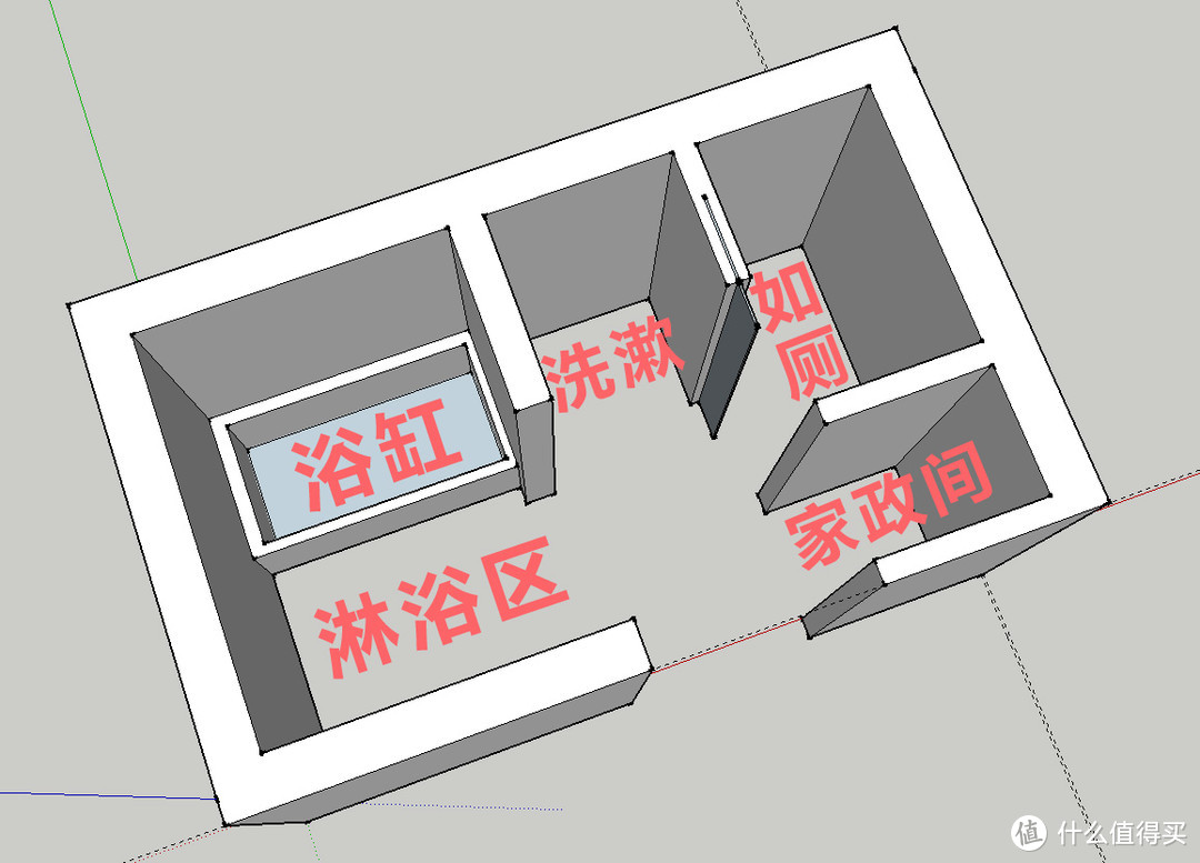 长方形设计3.5*2.1m