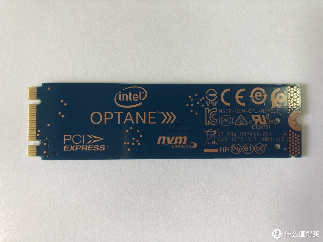 傲腾 Optane 800G 118G 正面背面