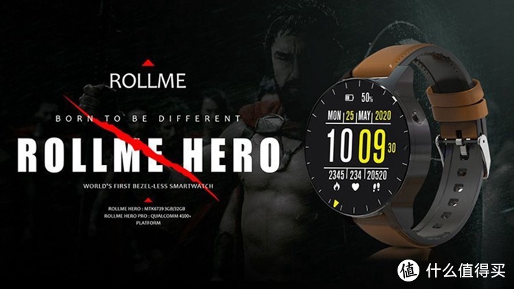 Rollme Hero Pro无边框智能手表将发布，或将搭载高通Wear 4100+芯片