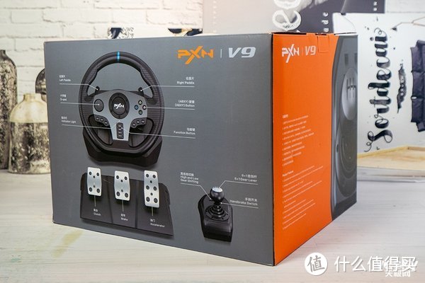 畅享赛车游戏乐趣！莱仕达PXN-V9游戏方向盘评测