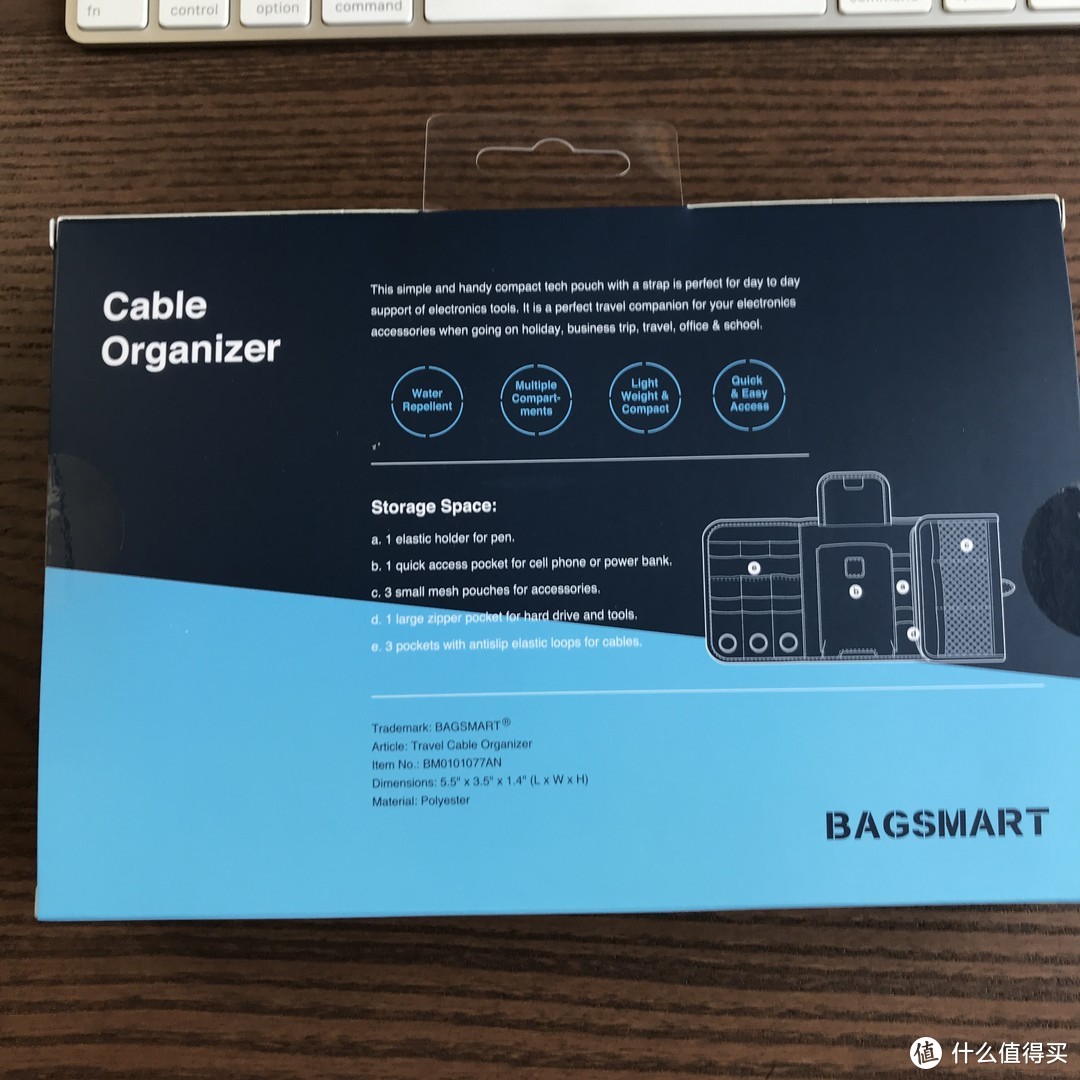 极简主义者也要买的数码收纳包——Bagsmart三折卷包