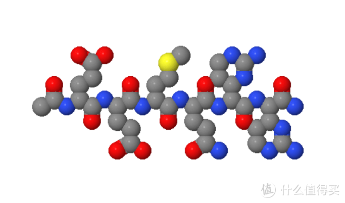 六胜肽结构式（图片引自网络）