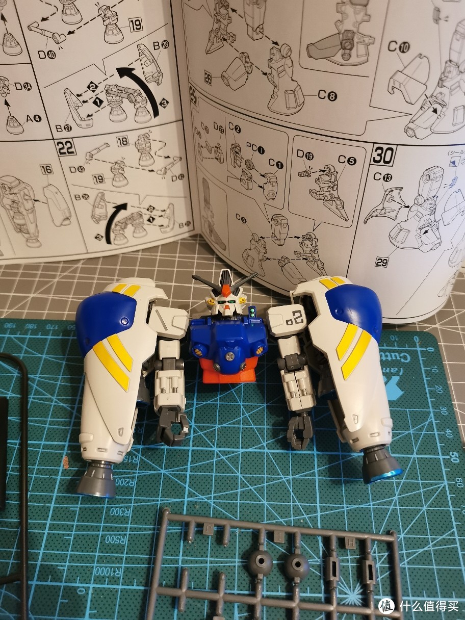 大块头来啦，万代HG版RX-78GP02A二号试作机拼装记录