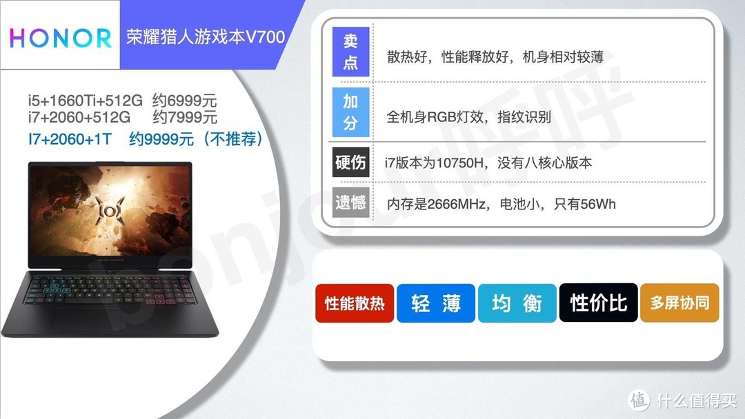 全新荣耀猎人游戏本值不值得买？（与Y7000P对比）